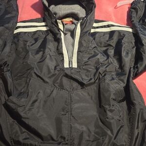 Old Navy Black Jacket with Cream Accents